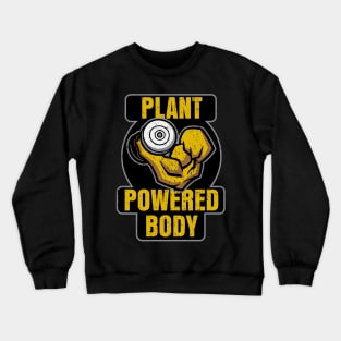 Plant Powered Body Vegan Fitness Crewneck Sweatshirt